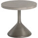 Adonis 17.5 X 15.75 inch Grey and Grey Outdoor End Table